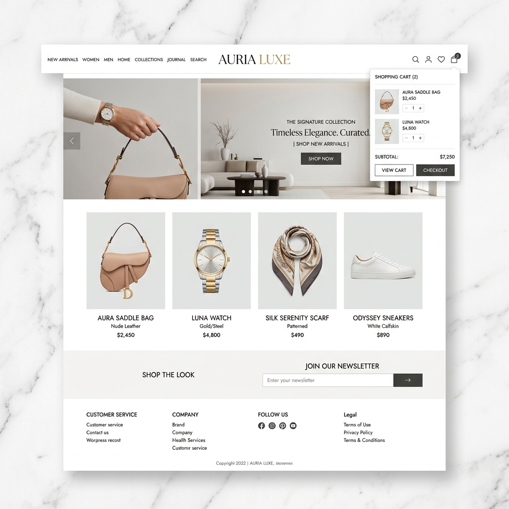 Luxury Headless E-Commerce Storefront